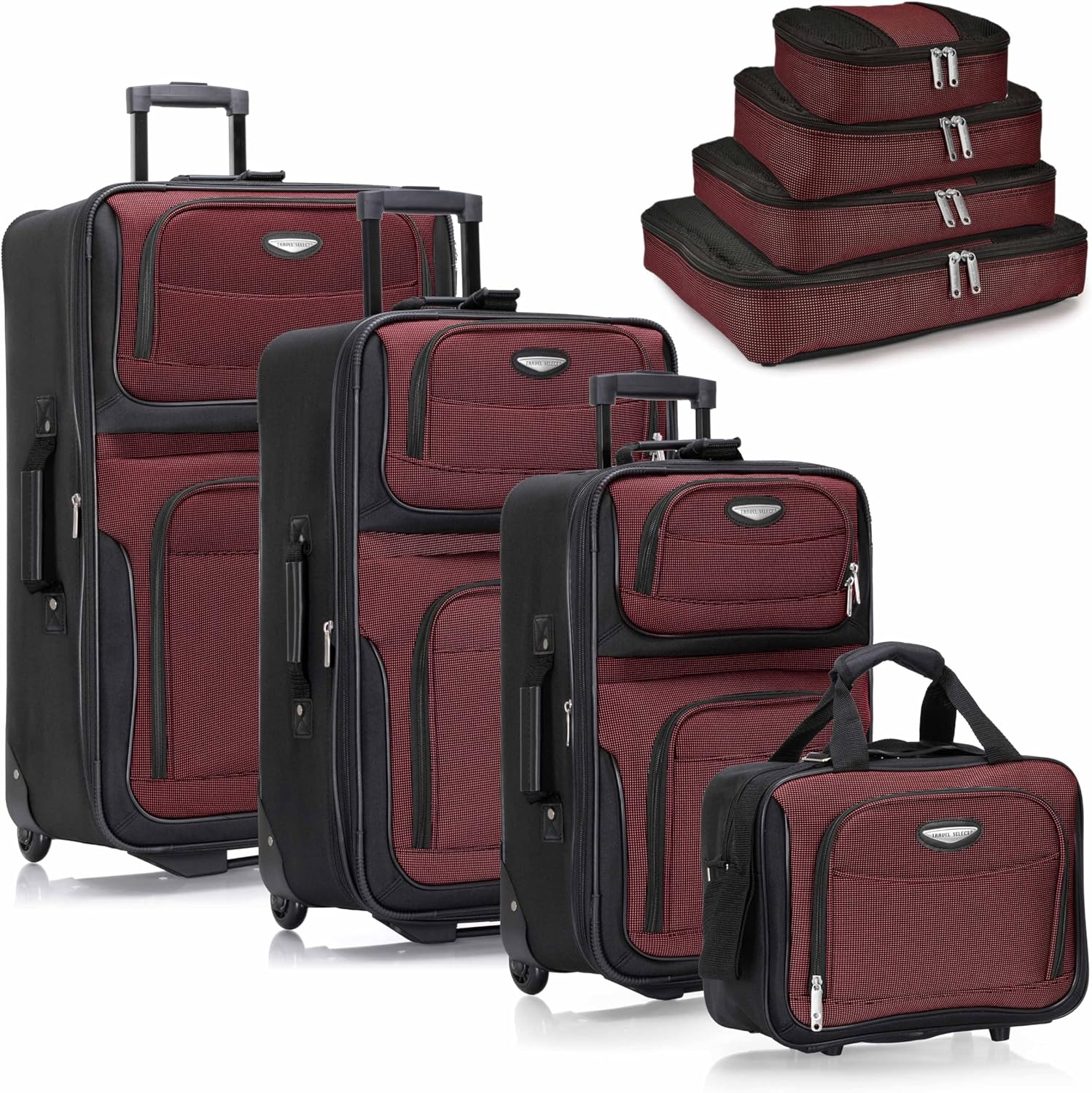 Travel Select Amsterdam 8-Piece Luggage Set for Stylish Journeys