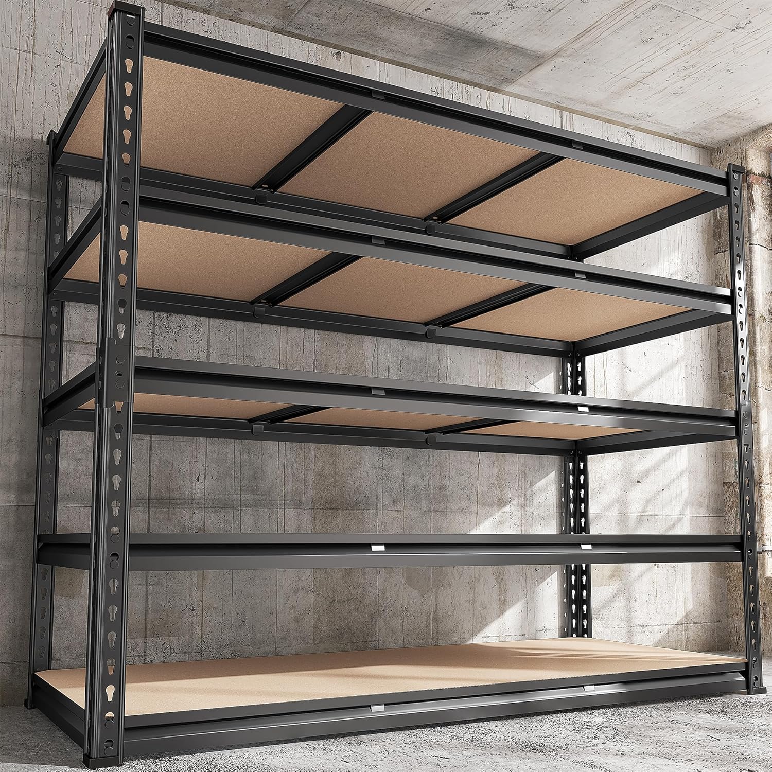 REIBII 48 W Garage Shelving for Heavy Duty Storage Solutions
