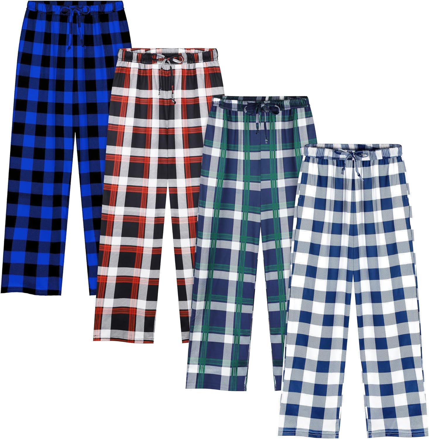 Cooraby Boys Plaid Pants with Pockets for Ultimate Comfort
