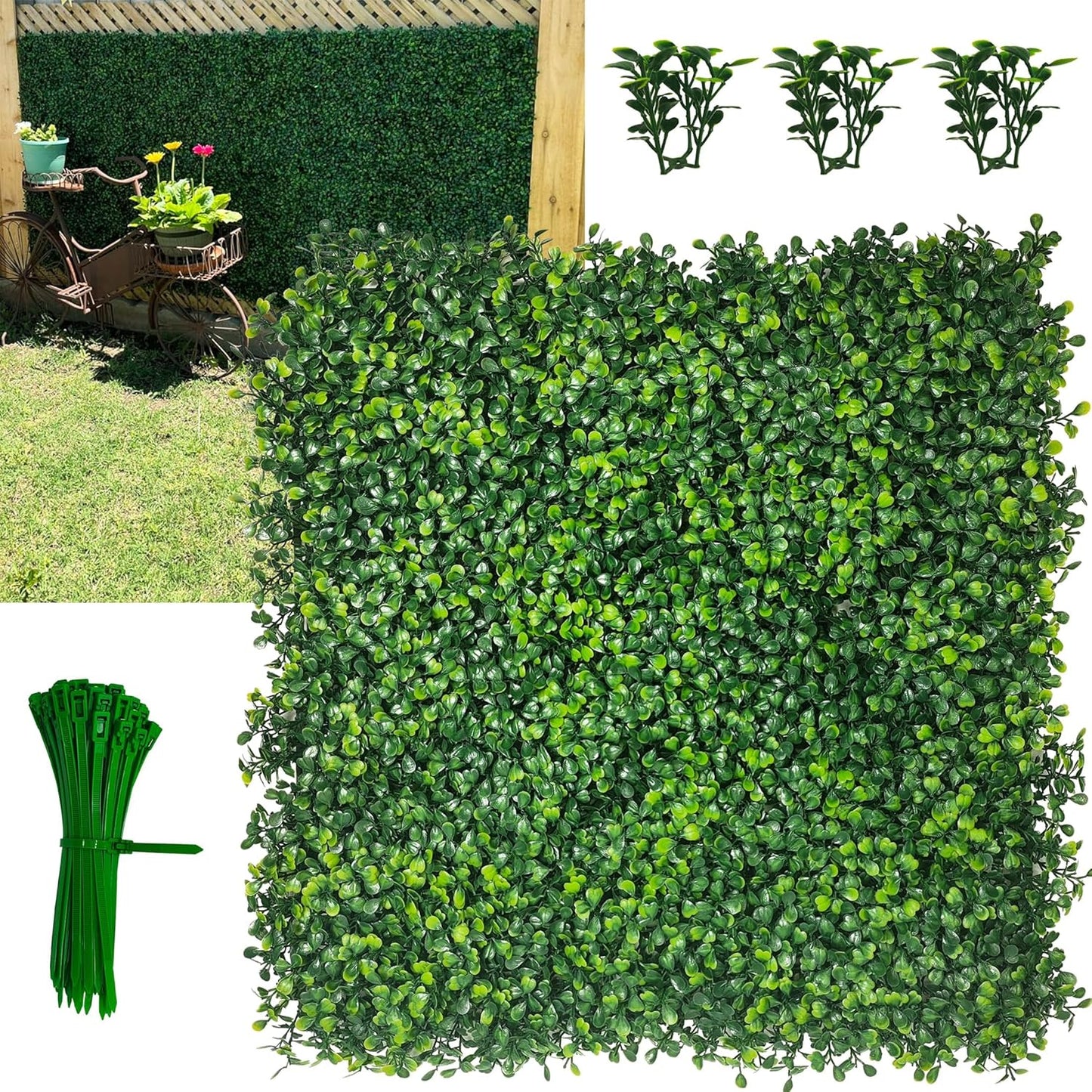 Artificial Grass Wall Panel for Indoor and Outdoor Privacy Decor