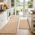 Non-Slip Washable Kitchen Rugs Set of 2 for Comfort and Style