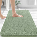 Bathroom Rugs 30x20 Chenille Bath Mat - Soft Absorbent Sage