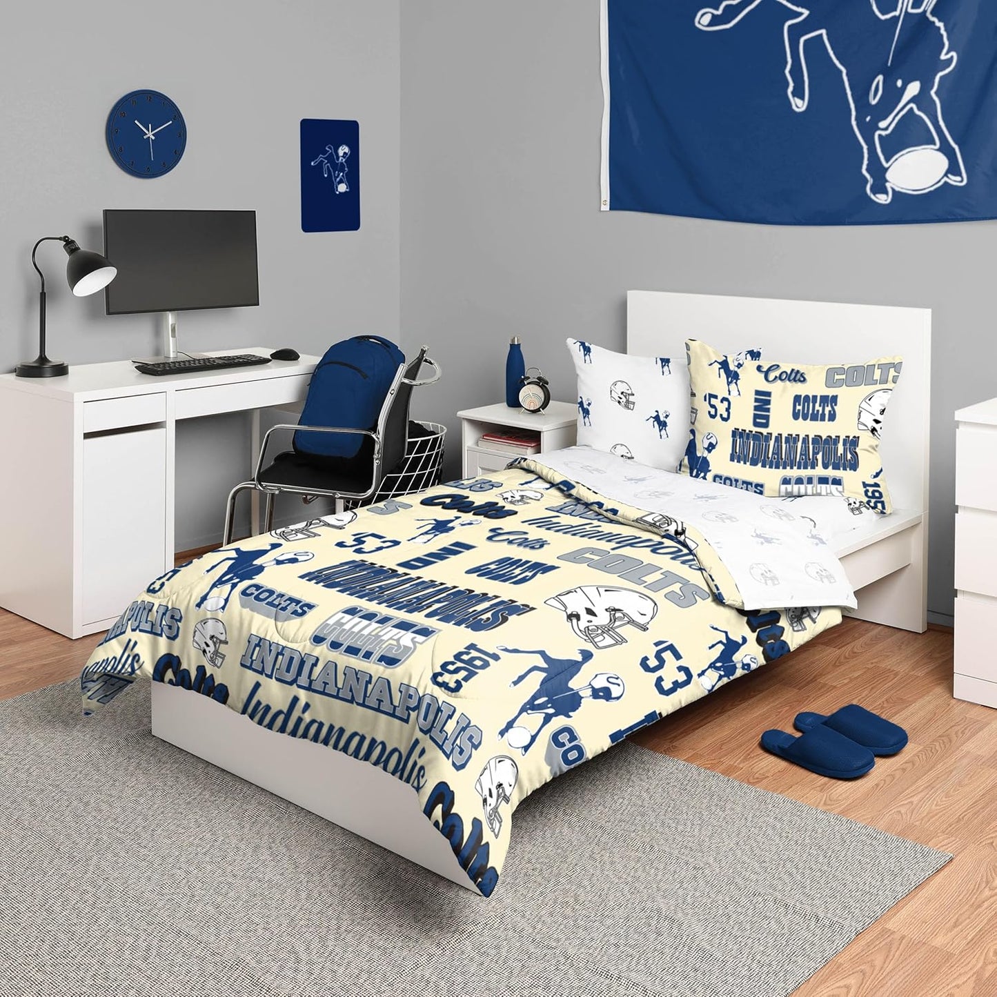 NFL Team Logo Bed in a Bag Comforter Set for Ultimate Fans