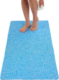 Shower Mat Non Slip Loofah PVC Bath Mat - Secure Grip for Wet Floors