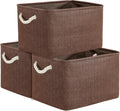 Fabric Storage Cubes 3-Pack 16x12x12 in - Shelf & Closet Organizer