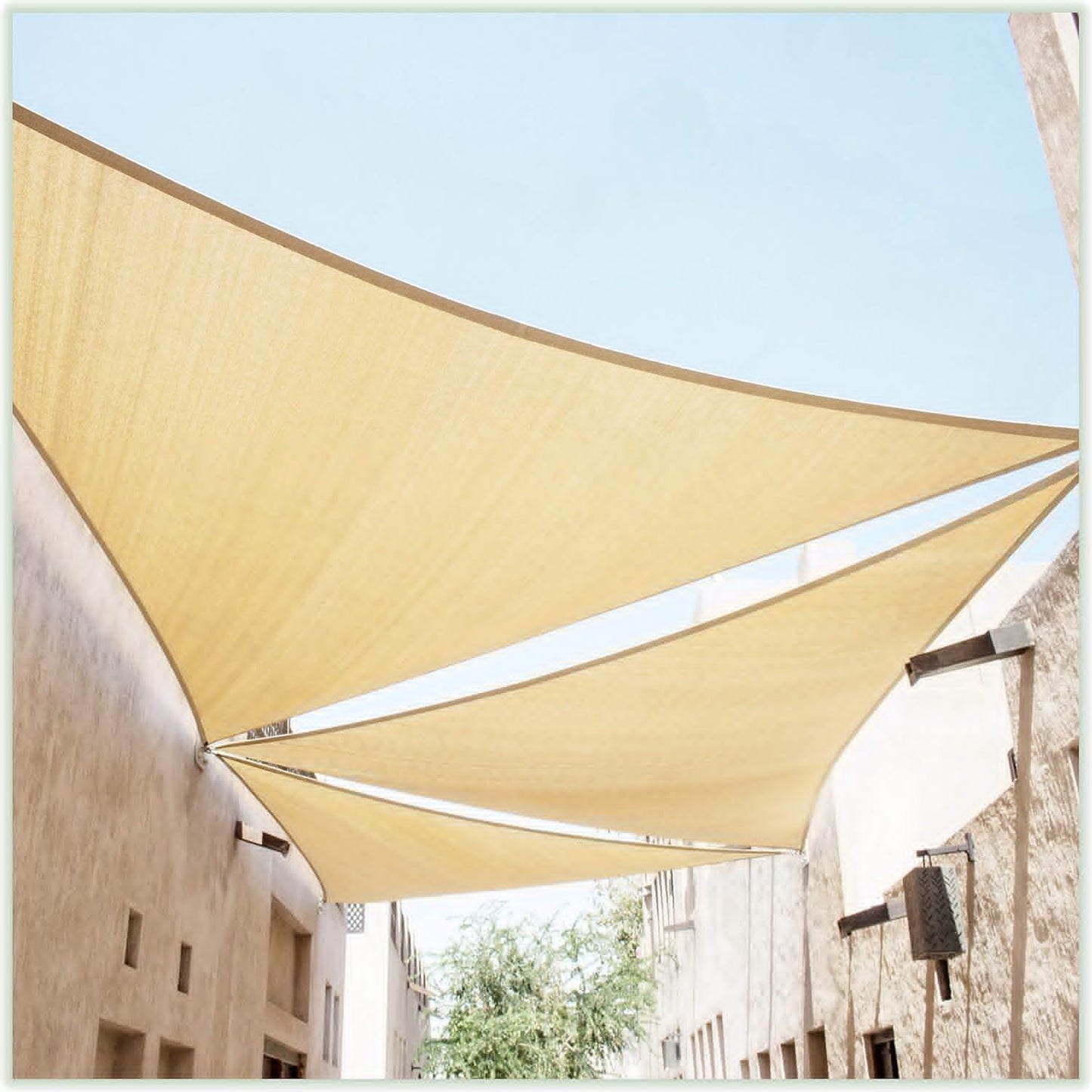 Custom Size 19ft x 24ft Right Triangle Sun Shade Sail Canopy