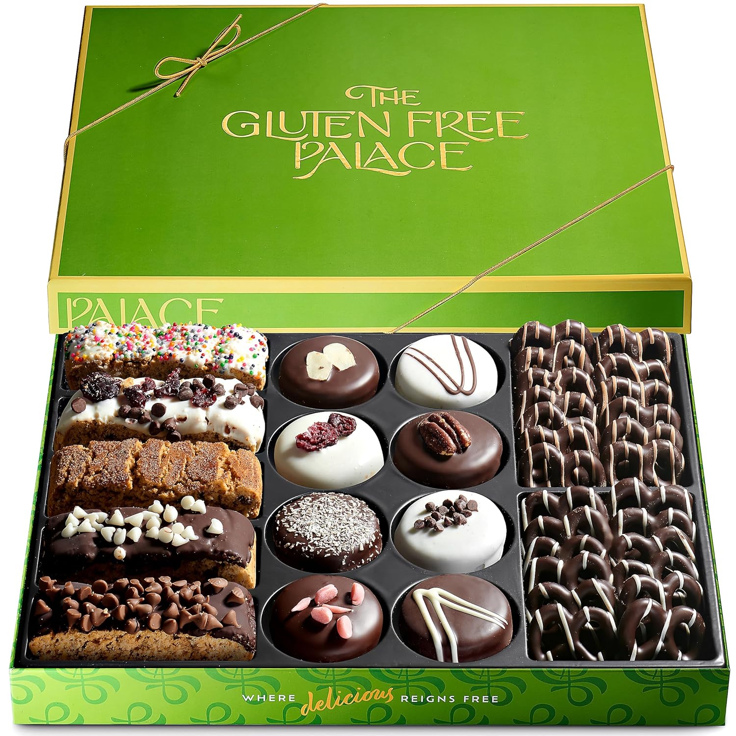 Gluten Free Palace Assorted Biscotti and Cookies Gift Box