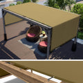 ColourTree 11ft x 23ft Sand Beige Pergola Sun Shade Canopy Replacement