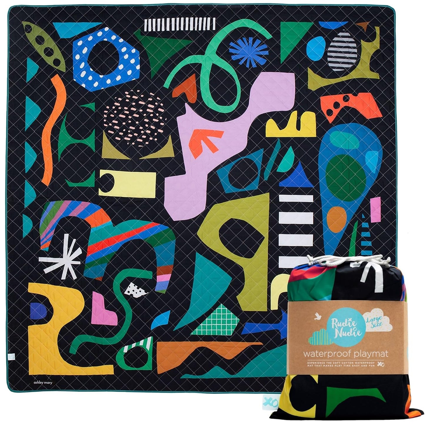 Baby Play Mat for Floor Play and Crawling, Waterproof and Large