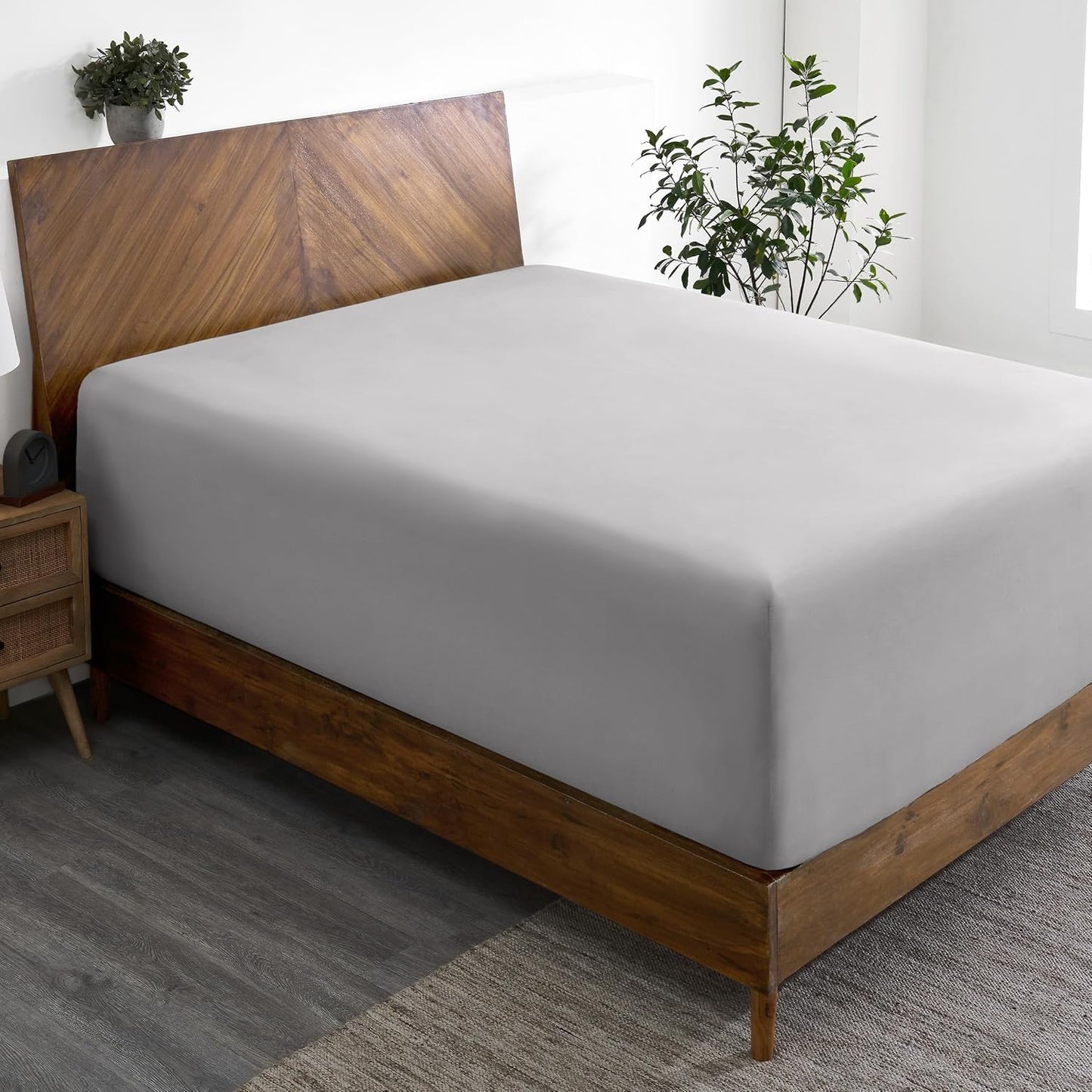 Bare Home King Deep Pocket Fitted Sheet - Ultra-Soft Luxury