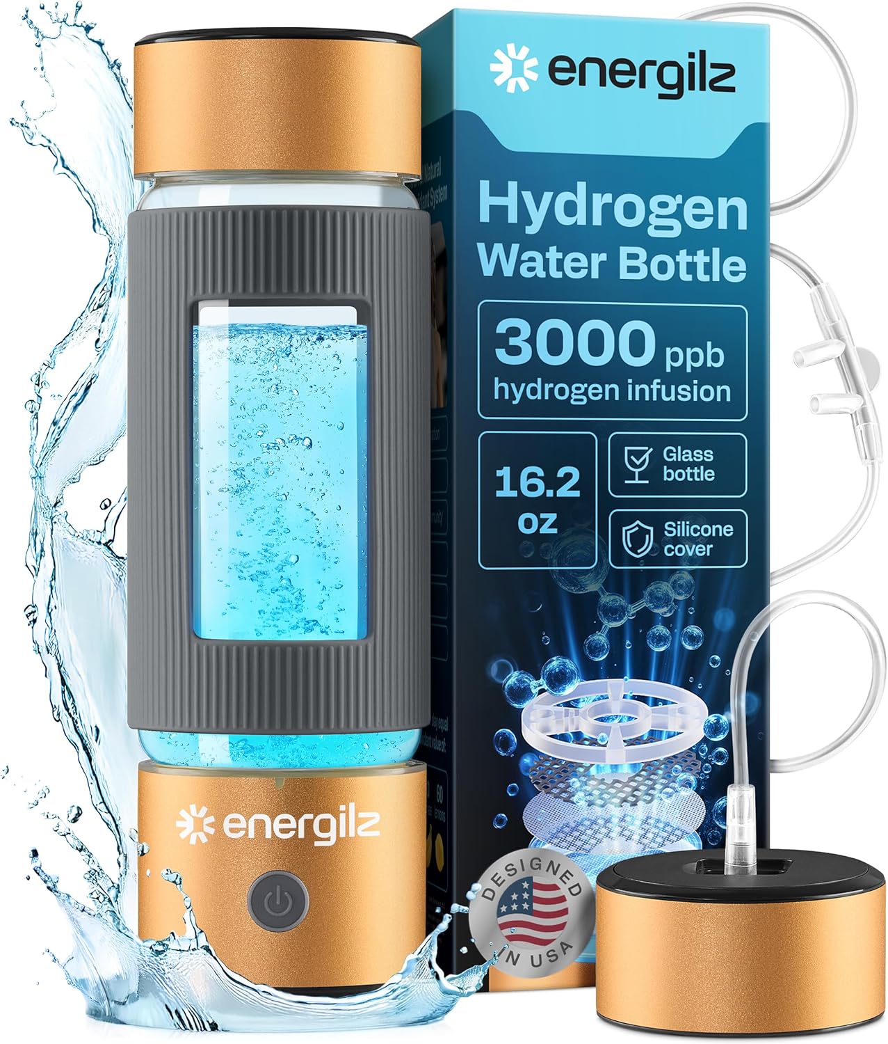 Hydrogen Water Bottle Generator for Antioxidant Power and Health