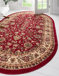 Unique Loom Sialk Hill Oval Area Rug 7 ft 11 in x 10 ft