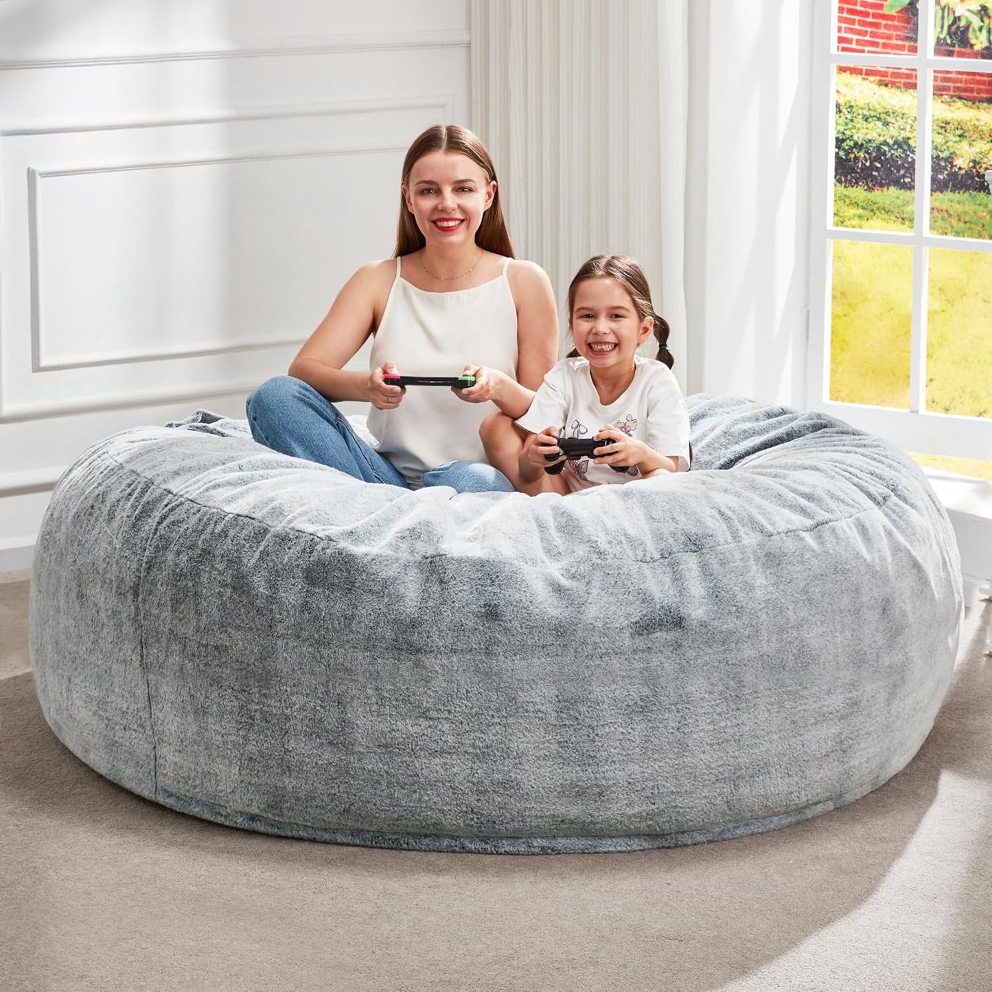 Giant Bean Bag Chair with Memory Foam for Ultimate Comfort