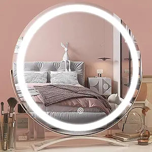 ROLOVE 18 Inch Large Makeup Vanity Mirror with Smart Touch Control