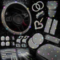 NBTEPEM 30 Pcs Multicolor Bling Car Accessories Set - Stylish Interior