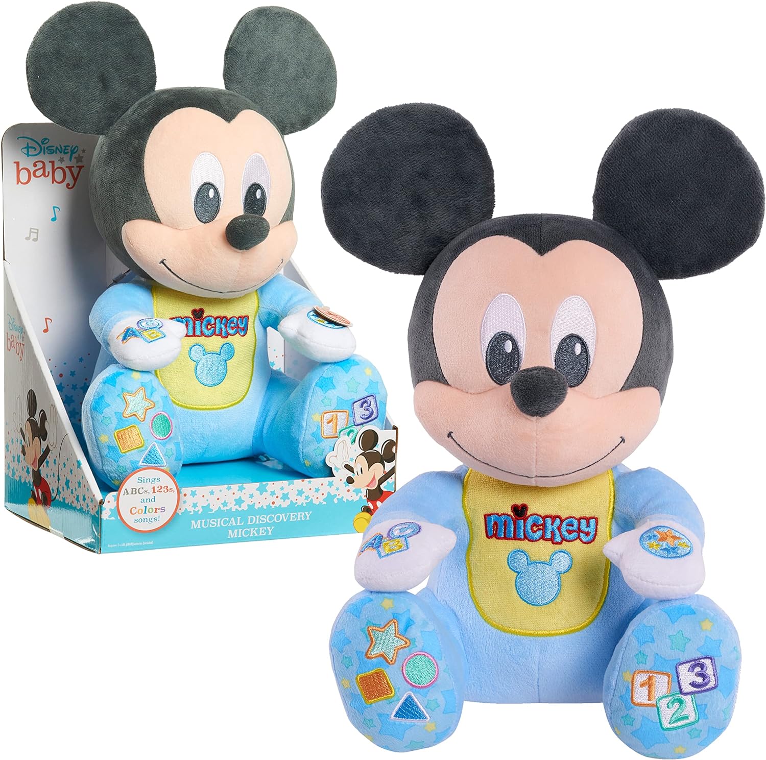 Disney Baby Musical Mickey Plush - Interactive Fun!