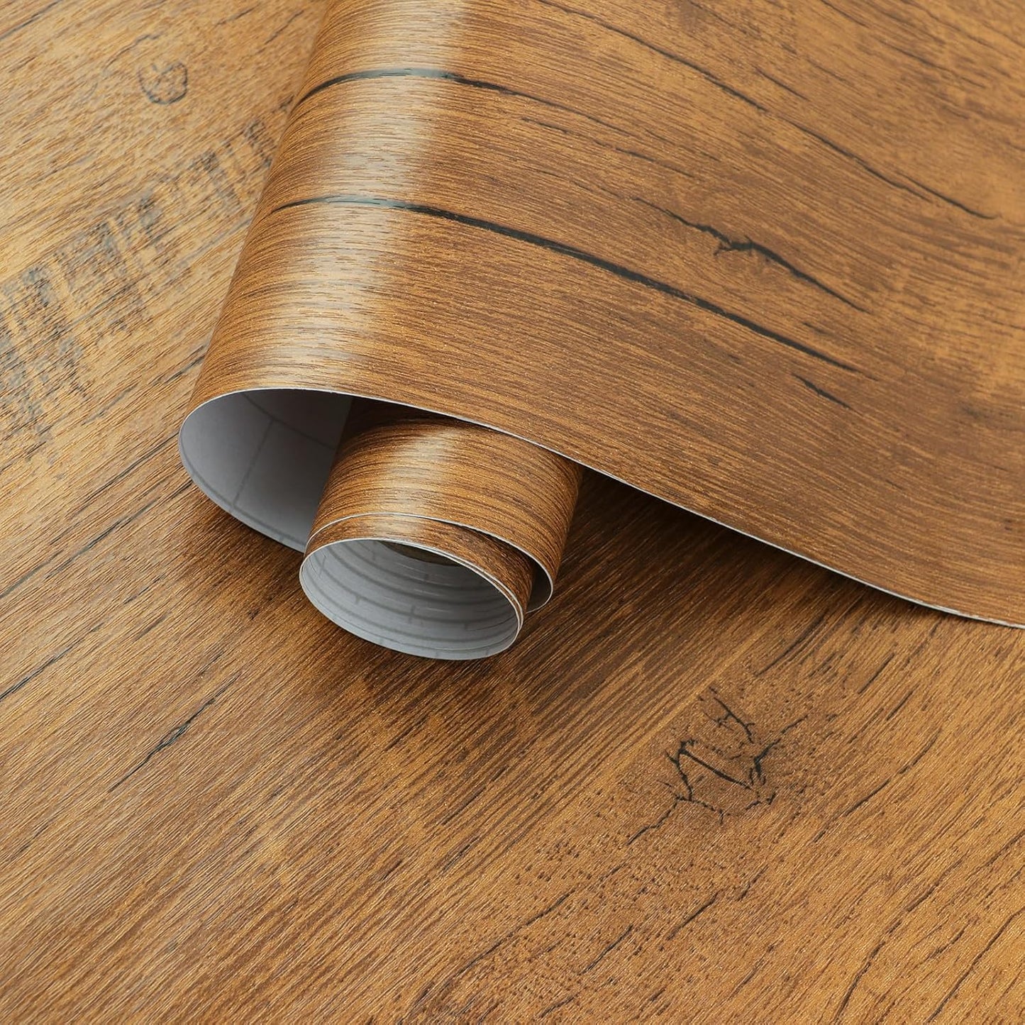 Distressed Wood Contact Paper for Vintage Style Decor