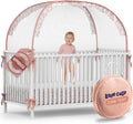 Crib Tent to Keep Baby from Climbing Out - Safe Mesh Canopy