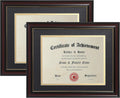 Classic Cherry Wood Diploma Frame for 8.5x11 and 11x14 Photos
