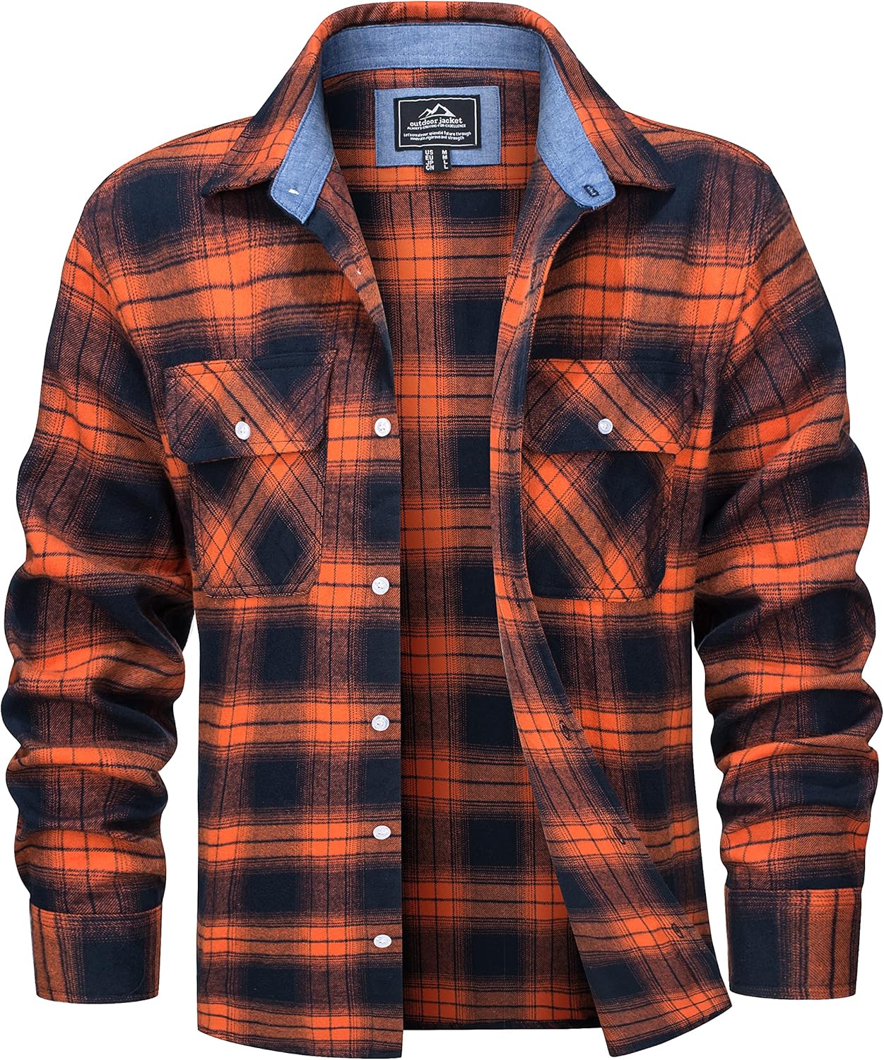 MAGCOMSEN Men's Flannel Shirts for Casual Fashion and Comfort