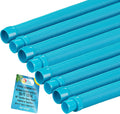 Pool Vacuum Hose 8 Piece Set - 26 ft Teal Connector Sections