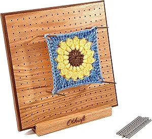 Olikraft Granny Square Wooden Crochet Blocking Board Review