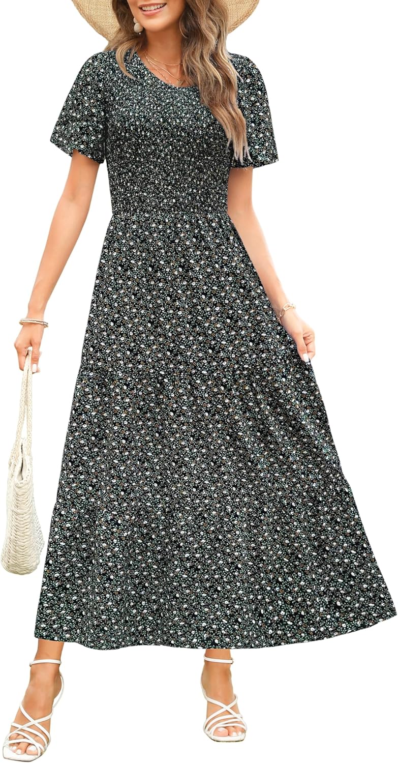 Maggeer Womens Maxi Dress for Summer and Fall Weddings