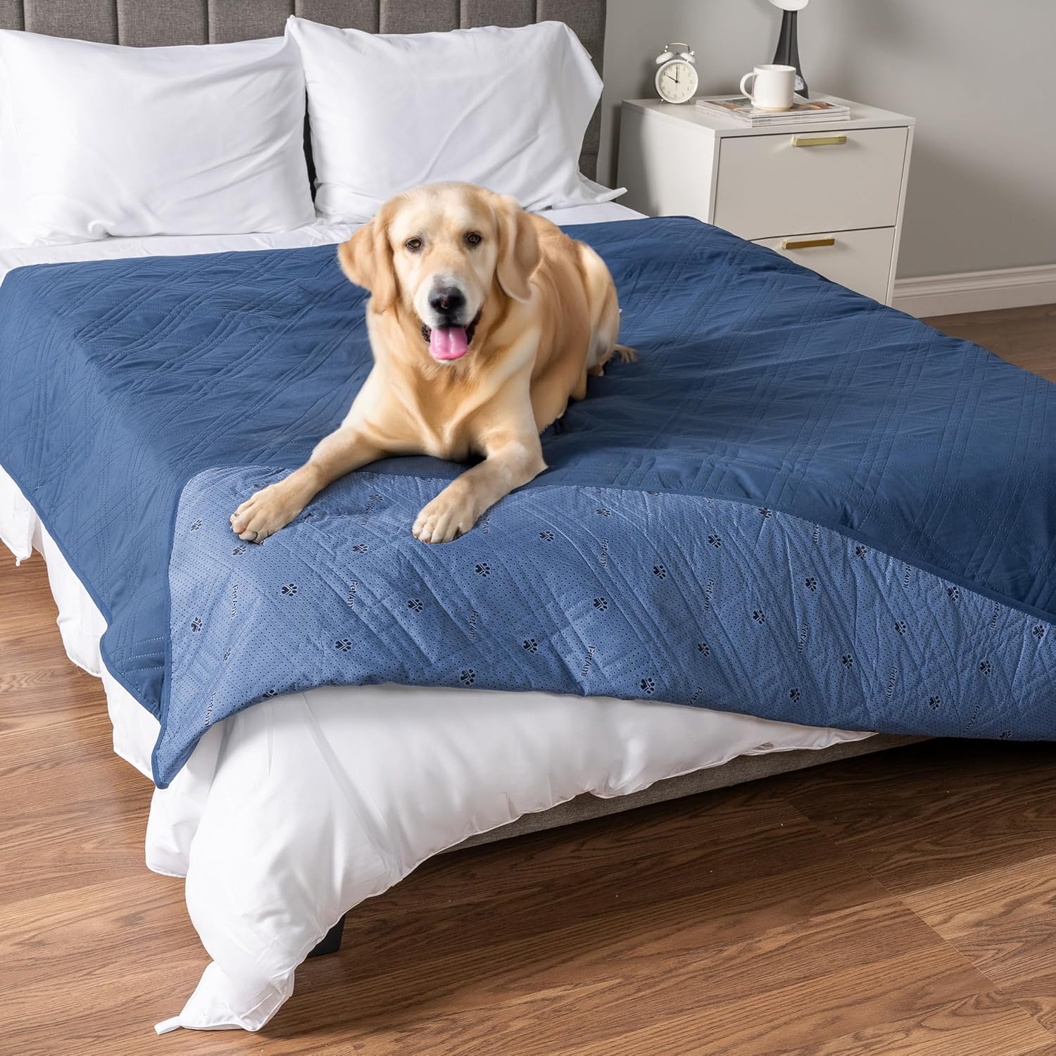 PetAmi Waterproof Bed Cover for Dogs - Reversible Couch Protector