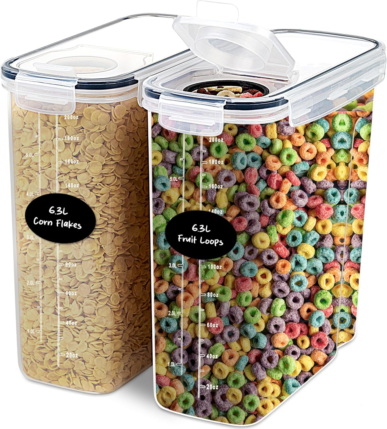 Extra Large Cereal Containers for Bulk Storage and Organization