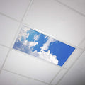 Fluorescent Light Cover 2x4 Backlit Film Clouds - Calming Classroom