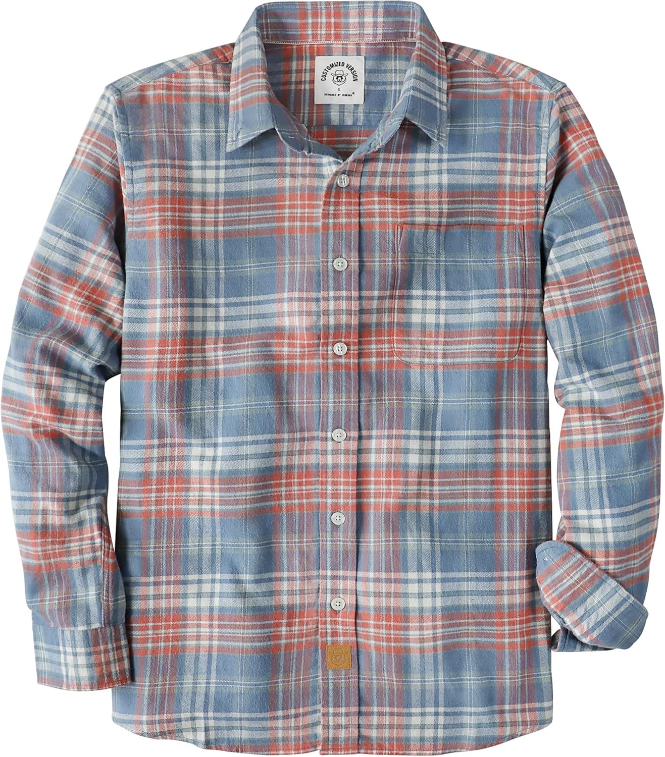 Dubinik Flannel Shirt for Men - Soft Cotton Casual Wear