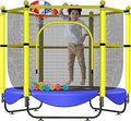 60ft Trampoline for Kids with Net - Quiet 5 ft Toddler Trampoline