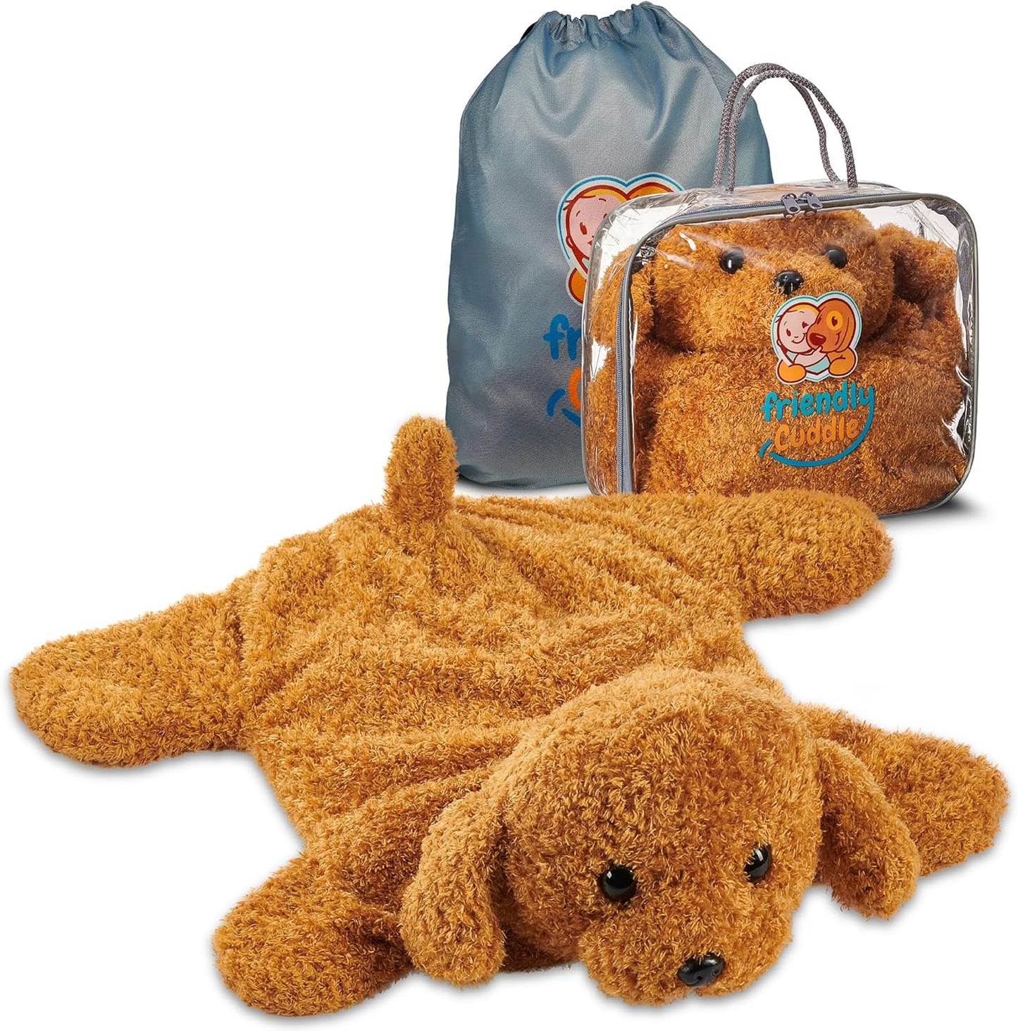 Weighted Lap Blanket for Kids & Adults - Huggable Comfort Toy