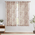 Elegant Floral Linen Blend Drapes for Cozy Home Ambiance