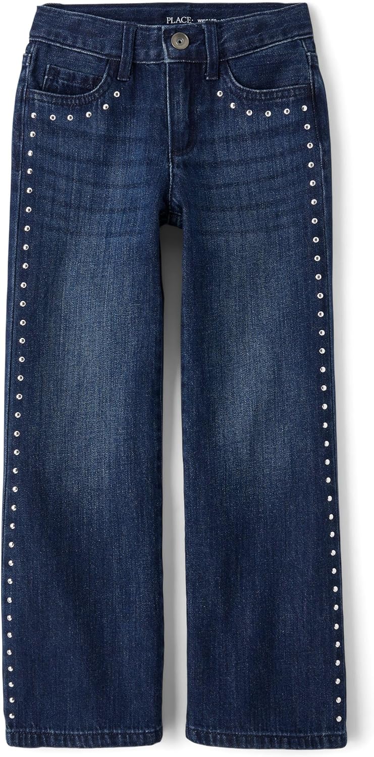 Girls Wide Leg Jeans from The Children's Place for Stylish Comfort