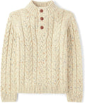Gymboree Boys Mock Neck Cable Knit Sweater - Soft Everyday Layer