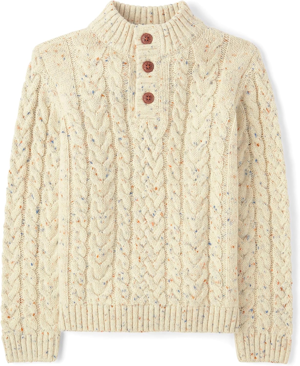 Gymboree Boys Mock Neck Cable Knit Sweater for Toddlers