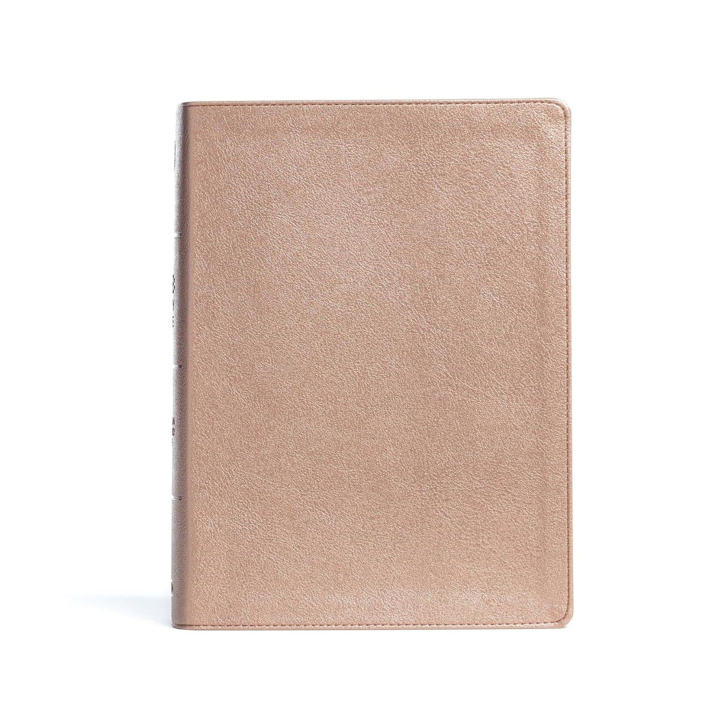 CSB Study Bible in Rose Gold LeatherTouch with Study Notes