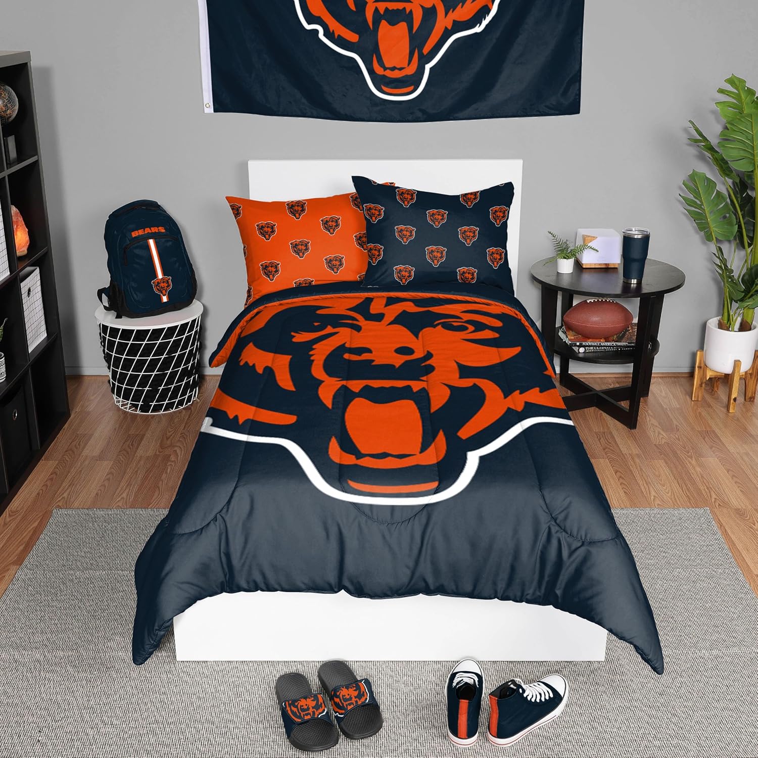NFL Team Logo Bed in a Bag Comforter Set for Ultimate Fans