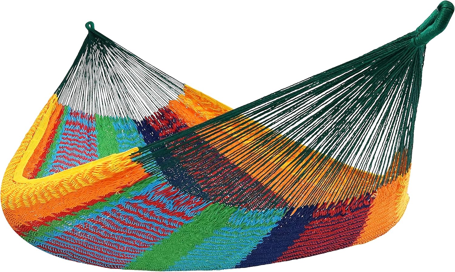 Sunnydaze Handwoven XXL Thick Cord Mayan Double Hammock Comfort