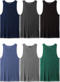 Andrew Scott Cotton A-Shirt Tanks - Tag Free 100% Cotton Comfort