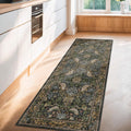 Floral Kitchen Runners - Non Slip 2x6 Rug for Entryway & More