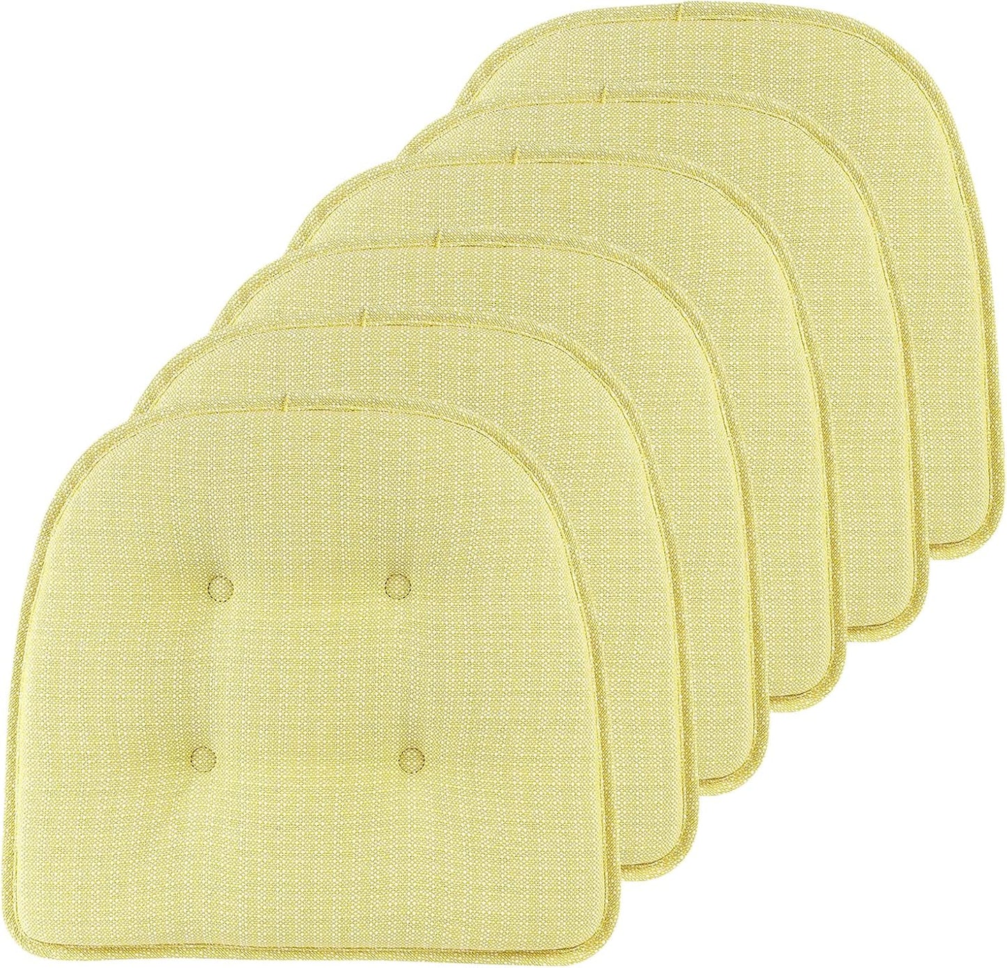 Klear Vu Omega Non-Slip Chair Cushions for Dining Room Comfort