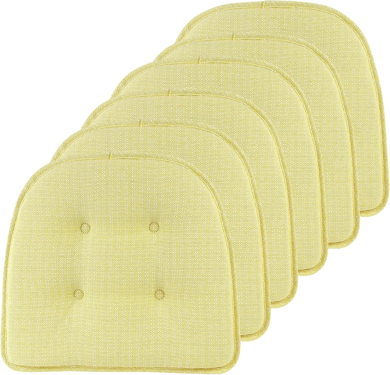 Klear Vu Omega Non-Slip Chair Cushions for Dining Room Comfort