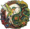 Wooden Puzzles for Adults Yin Yang Hummingbird - Relaxing 560 Piece
