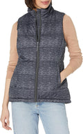 Women's Mid-Weight Puffer Vest - Lightweight Warmth for Layering