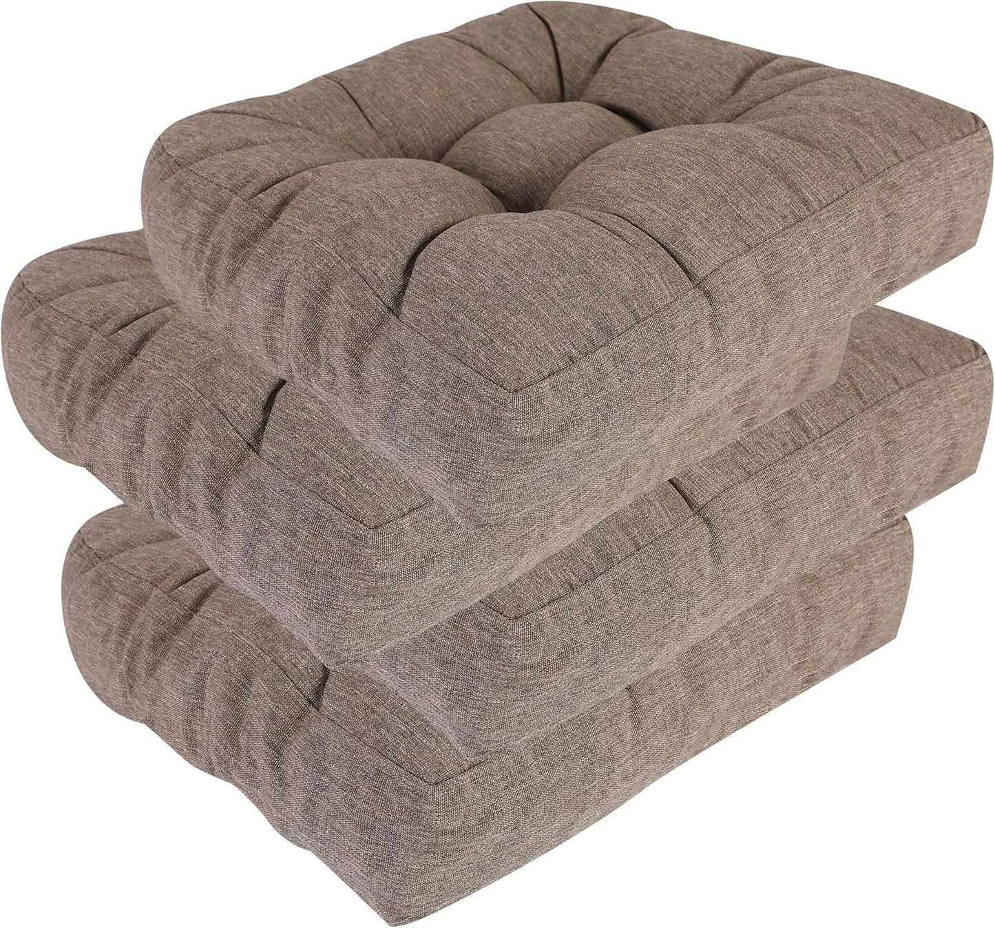 RACE LEAF Patio Chair Cushions 17x17 4 Pack for Comfort