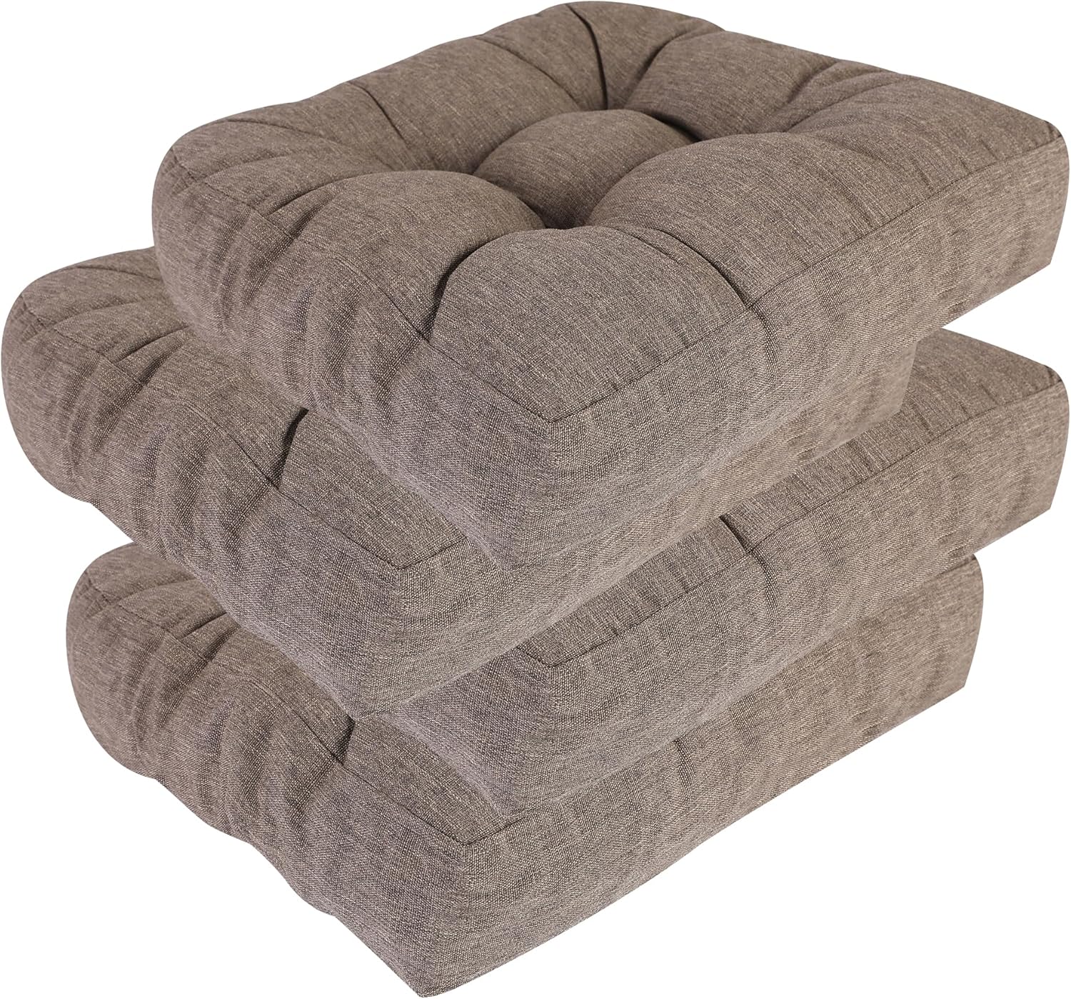 RACE LEAF Patio Chair Cushions 17x17 4 Pack for Comfort
