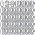 200-Pack M5 3/16 in Quick Link Chain Connectors - Heavy Duty 650 lb
