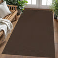 Washable Area Rug 4x6 ft Braided Cotton Rug - Non Slip 4x6